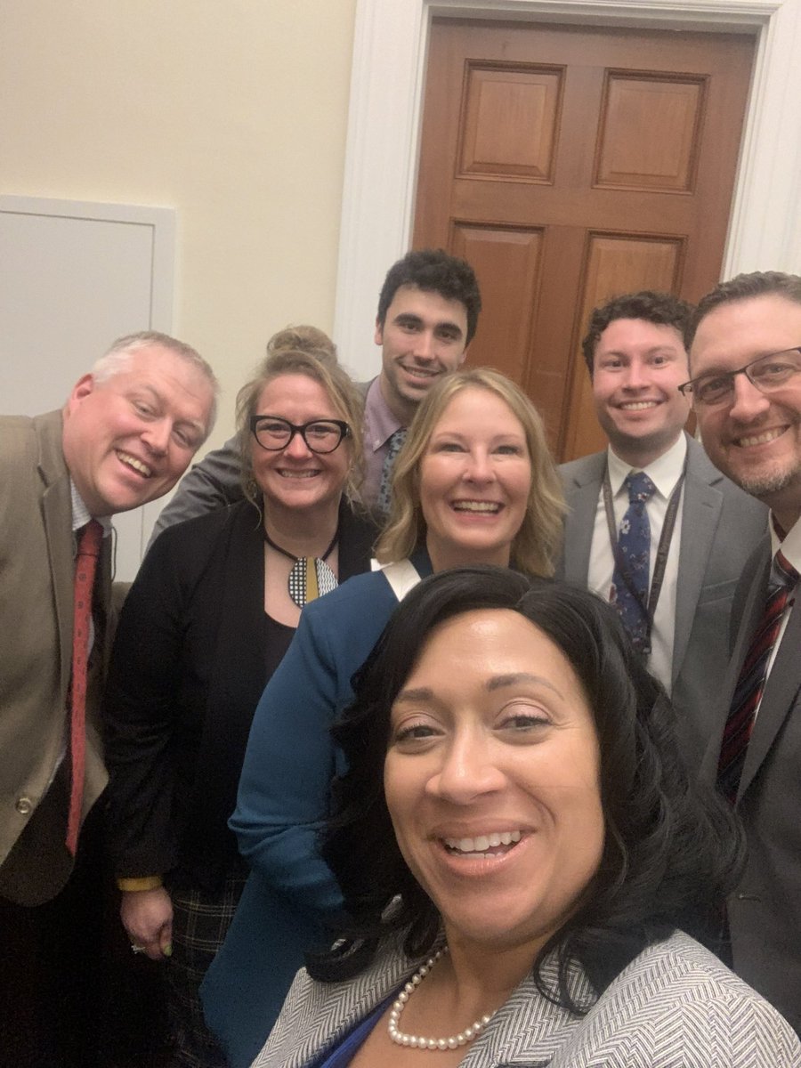 Our MI delegation divided up for the afternoon. My group’s last two advocacy stops were with <a href="/RepJackBergman/">Rep. Jack Bergman</a> &amp; <a href="/RepDanKildee/">Rep. Dan Kildee</a> offices.  It was a beautiful day on the hill and time well spent. <a href="/NASSP/">National Assoc. of Secondary School Principals</a> #PrincipalsAdvocate