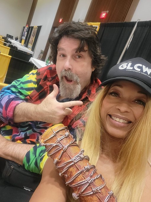 Working the booth with #MickFoley at the #Lexicon this past weekend and got to hang with some of my favorite<a href="/tag/mickfoley"class="tags">#MickFoley</a><a href="/tag/lexicon"class="tags">#Lexicon</a><a href="/tag/wwe"class="tags"><span>#wwe</span></a><a href="/tag/oldschool"class="tags"><span>#oldschool</span></a><a href="/tag/nwa"class="tags"><span>#nwa</span></a><a href="/tag/prowrestling"class="tags"><span>#prowrestling</span></a><a href="/tag/aew"class="tags"><span>#aew</span></a><a href="/tag/theoriginaldiva"class="tags"><span>#theoriginaldiva</span></a>