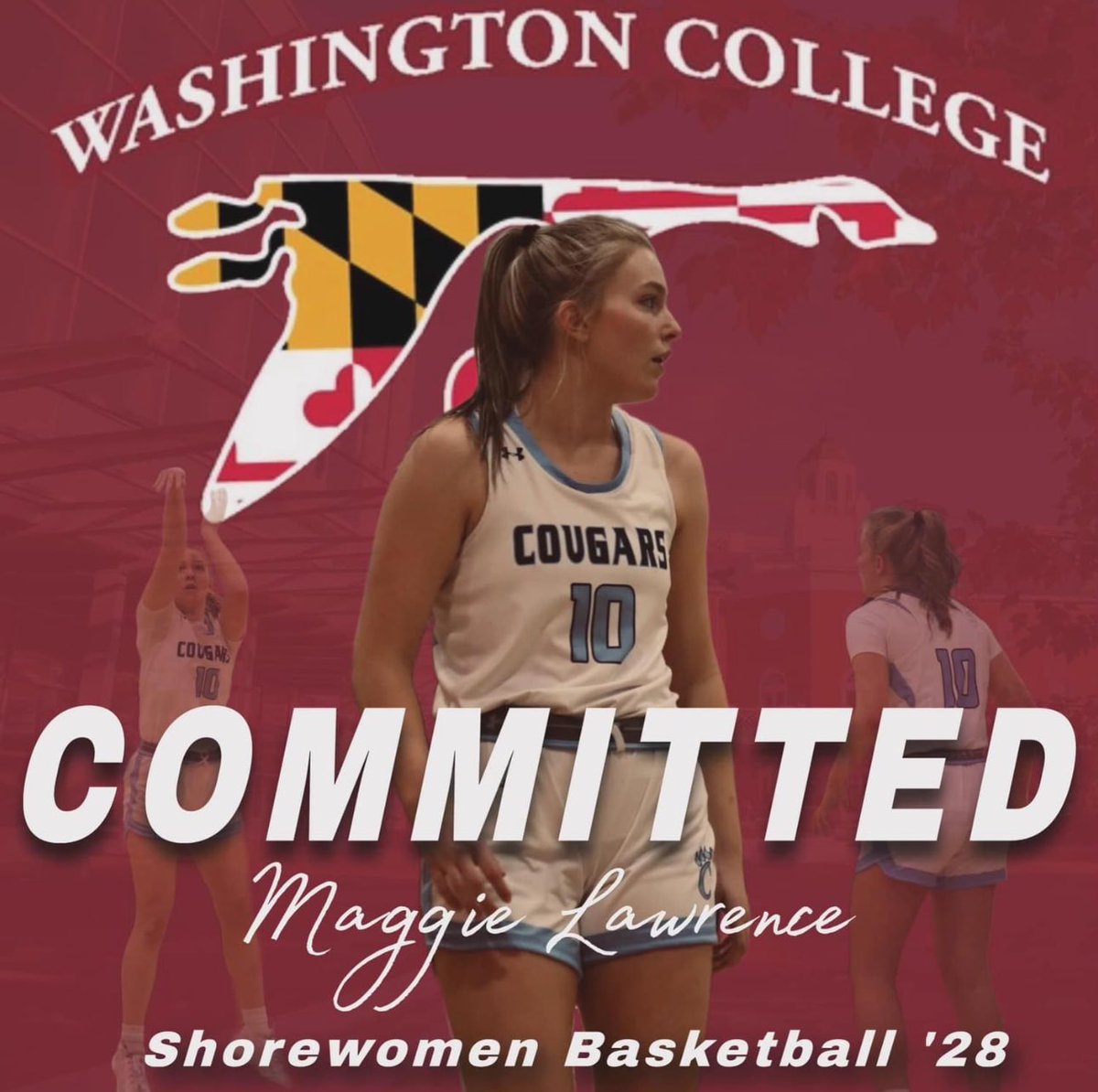 Ches_Athletics's tweet photo. Congratulations Maggie - job well done. ⁦⁦@ChesaGirlsBball⁩ #cougarpride https://t.co/yAQ90UzOL9