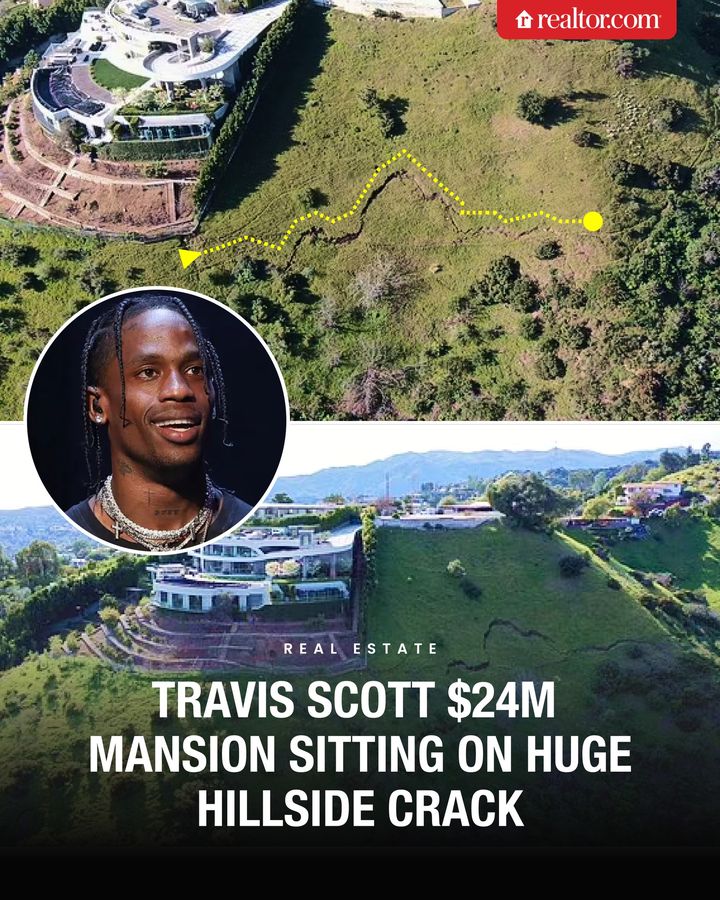 NottinghamREO's tweet photo. Anyone interested in Travis Scott's $24 million mansion sliding down a hill? https://t.co/7kiyAOS4Xh #REO #indyrealestate #fishersrealestate #realtor #fishersindiana #buyahome #homebuyer #sellyourhome https://t.co/jlHRfgkBku