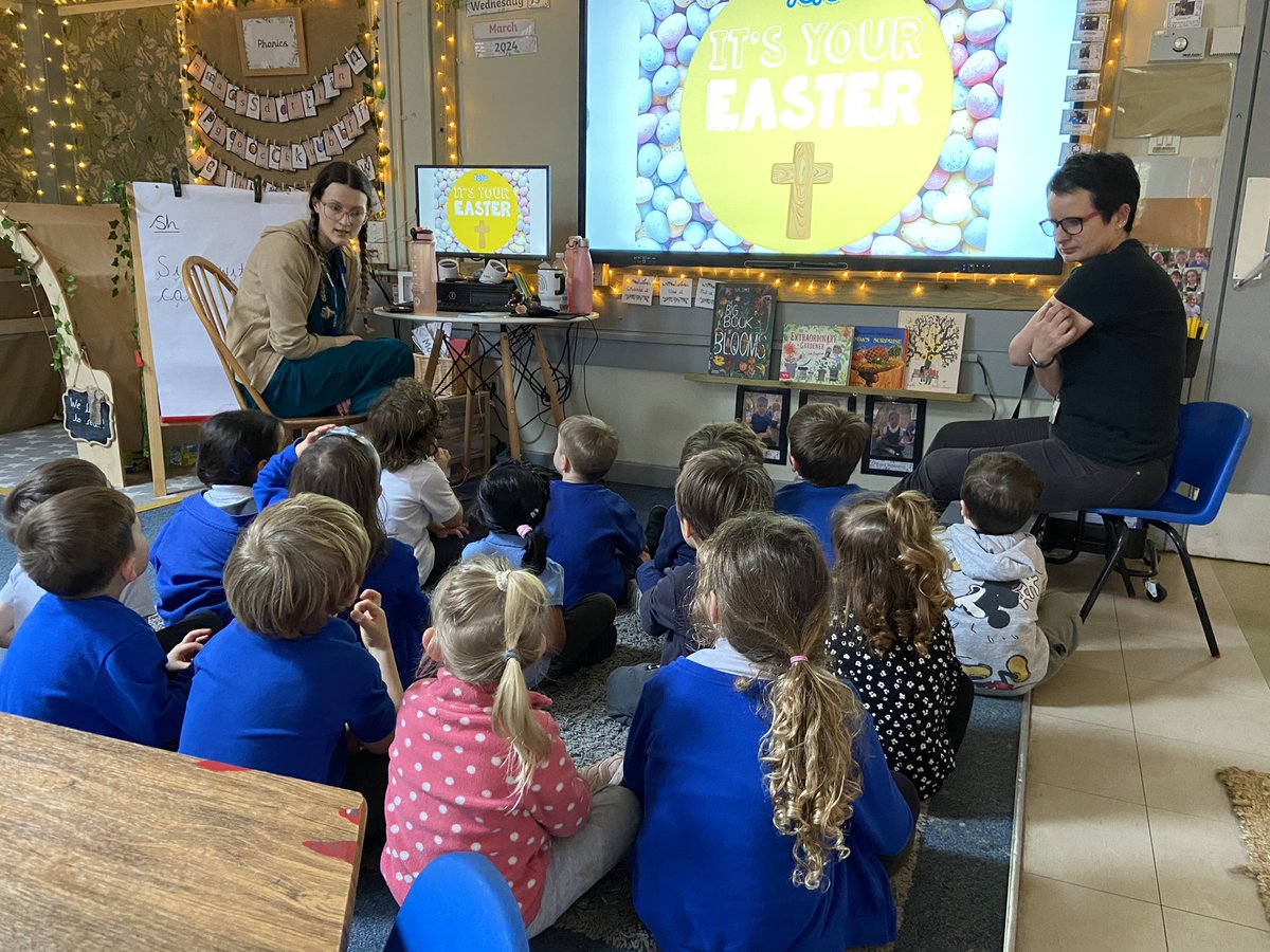 We loved learning all about the Easter story today with @York_YoYoTrust. We could talk about about the importance of the cross and why people were crying too. @FOG_Conkers