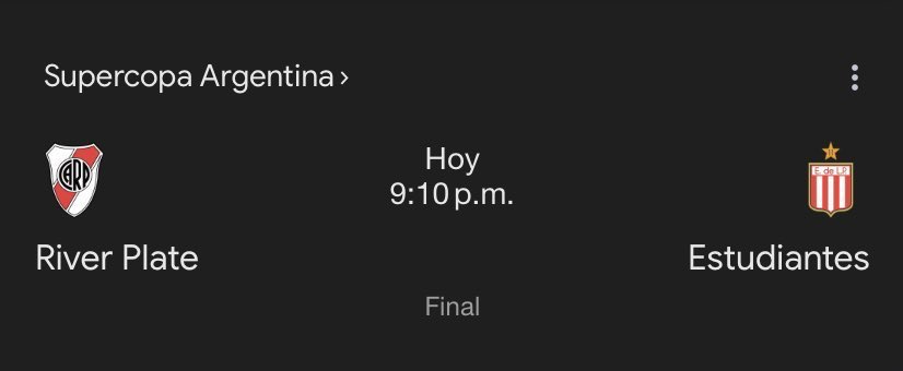 En 5 horas jugamos una final y no siento absolutamente nada, tristísima sensación.