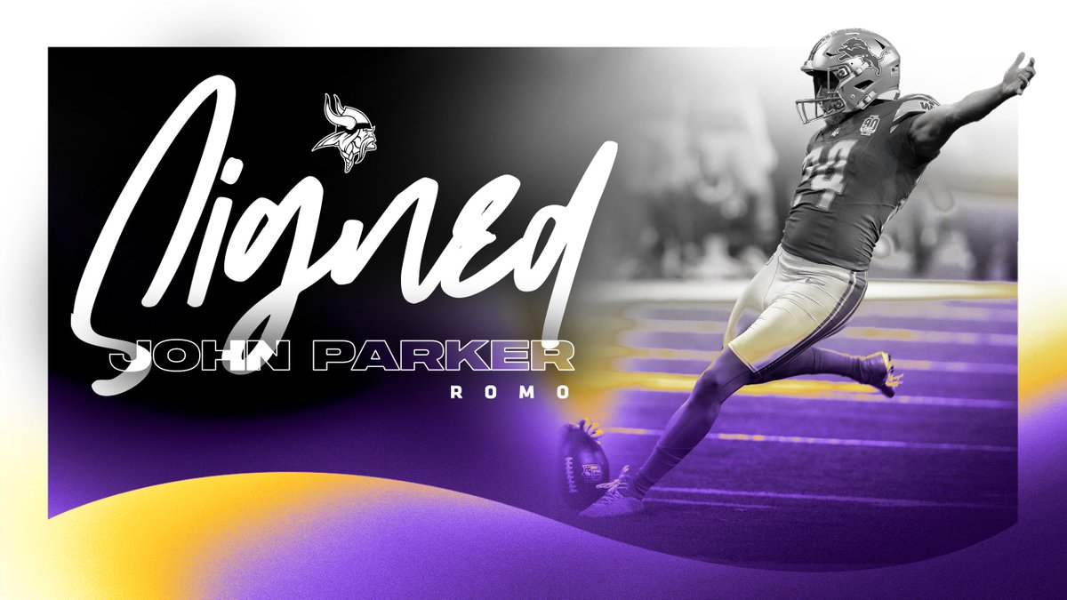 The #Vikings have signed K John Parker Romo (@Romo_HKA). 📰: mnvkn.gs/3TAU42H