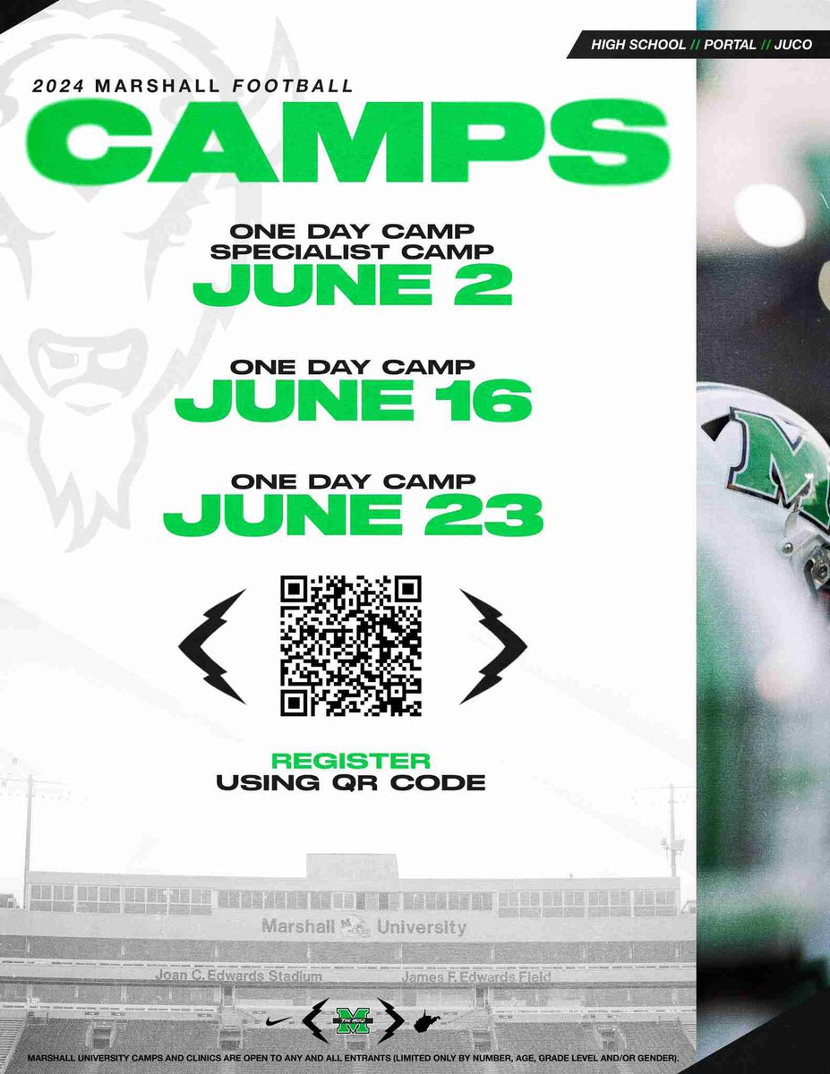 JoshStanfield56's tweet photo. Big thanks to @RecruitTheHerd for the camp invite cant wait to compete this summer!
@centurions_fb 
@HerdFB https://t.co/6jqdNHROPe