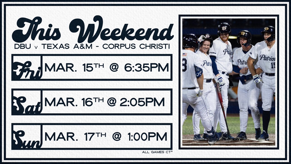 It's gonna be a GREAT weekend at Horner Ballpark🏡 🎟️ Get your tickets NOW: dbutickets.com
