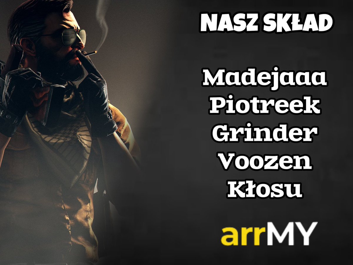 LFlorkas's tweet photo. 🎮 KADRA MECZOWA 

Malutkie korekty w stosunku do poprzedniego składu! Dzisiaj o 21:00 podejmujemy zespół 🇵🇱 ACØN E-SPORTS 

Powodzenia życzcie! ✊ https://t.co/5gE6KF5I53