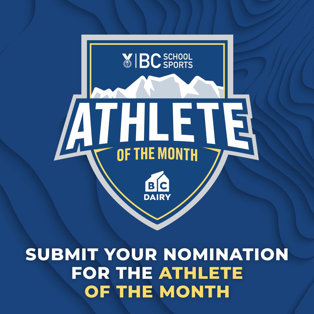 Nominations for the Athlete of the Month Presented by @BCmilk are now open! To nominate a student-athlete for consideration, click the link in our bio. The deadline to submit a form is March 31. #BCSSAthleteOfTheMonth