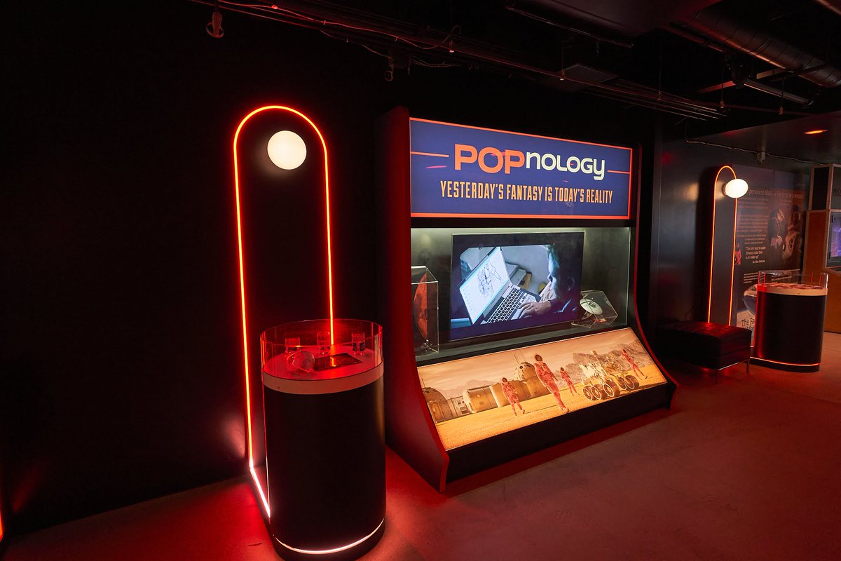 Step into the future at the “POPnology” exhibition! 🚀 From sci-fi to real-life #tech, explore the fascinating connections between pop culture and #innovation through the decades. 🎟Book your tickets today at comic-con.org/museum. 📷 N. Ricoy © 2023 SDCC