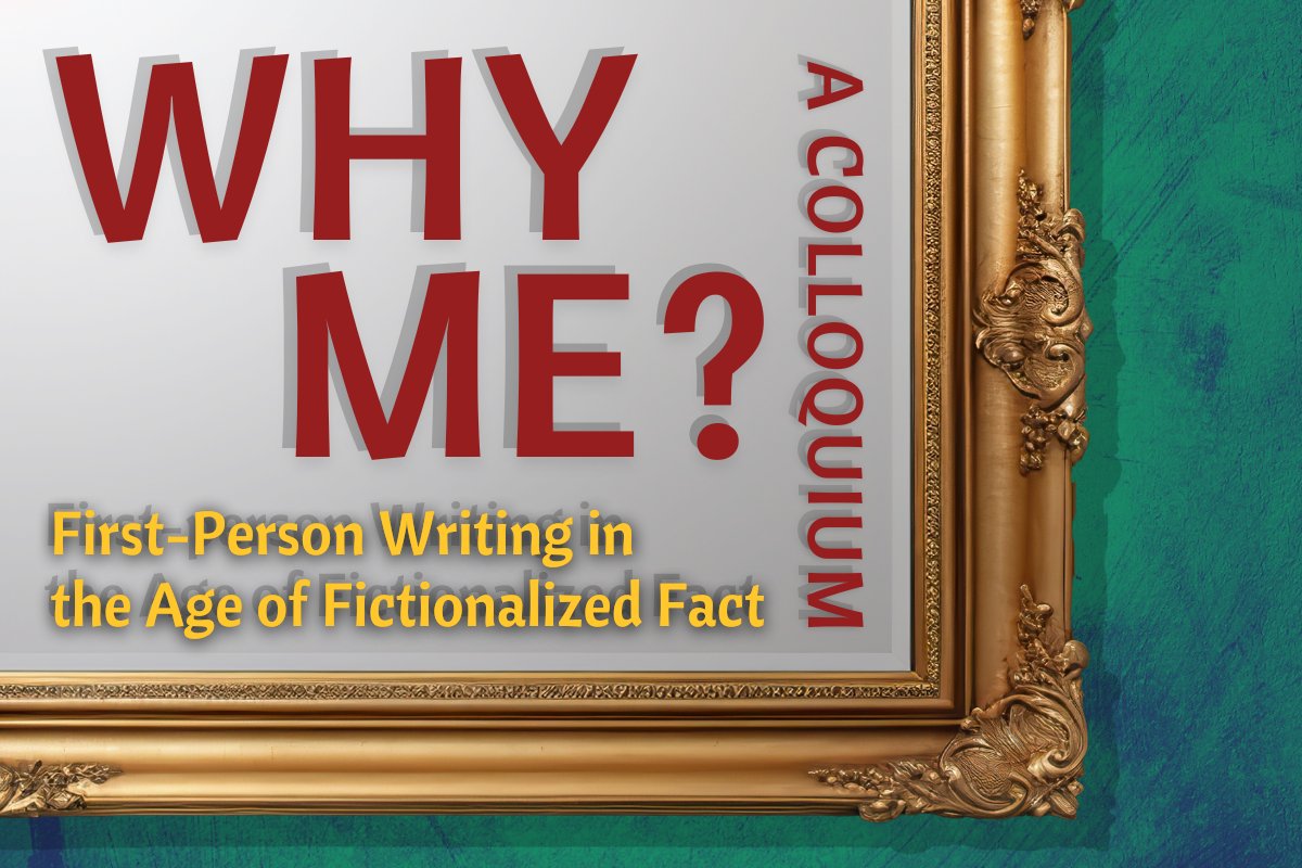 Join us April 12–13 for “Why Me?” a colloquium exploring the preponderance of first-person writing in the present age of fictionalized fact — featuring an international cohort of 12 scholars, writers, and artists. Details: bit.ly/3wXqJGt <a href="/BrownUResearch/">Brown Research</a> #Literature