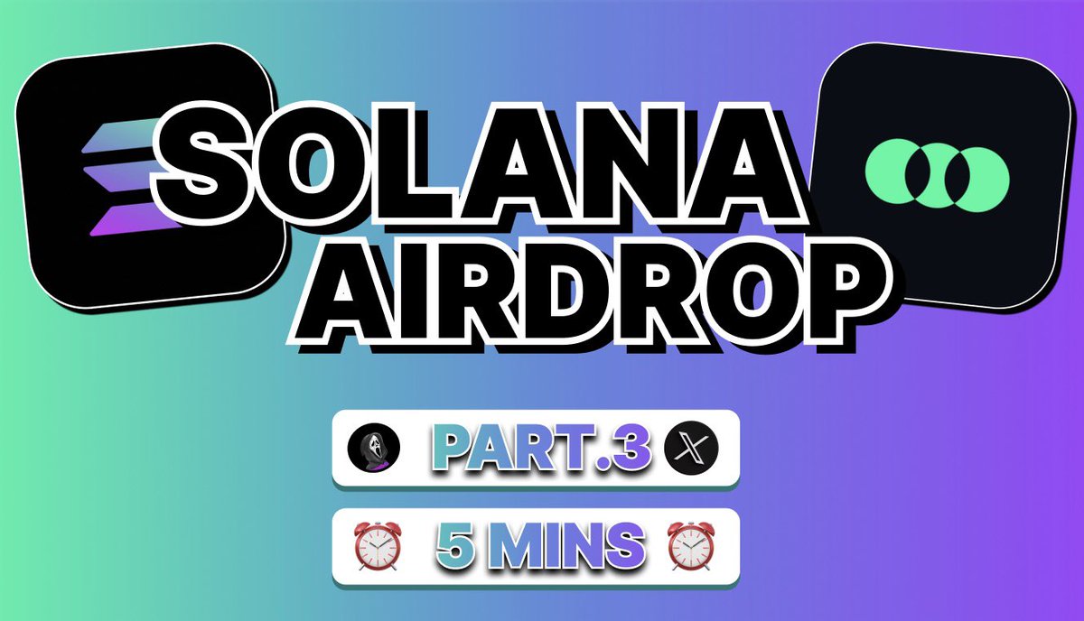 🪂🪂 𝗦𝗢𝗟𝗔𝗡𝗔 𝗔𝗜𝗥𝗗𝗥𝗢𝗣 🪂🪂 P.3

Solana ecosystem gib us some of the best airdrops in this space ($JUP, $PYTH…)

*𝘑𝘶𝘴𝘵 𝘴𝘱𝘰𝘵𝘵𝘦𝘥 𝘢 𝘷𝘦𝘳𝘺 𝘶𝘯𝘦𝘹𝘱𝘭𝘰𝘪𝘵𝘦𝘥 𝘢𝘪𝘳𝘥𝘳𝘰𝘱 👀

I’m the first one to talk about it 👇🏼🧵