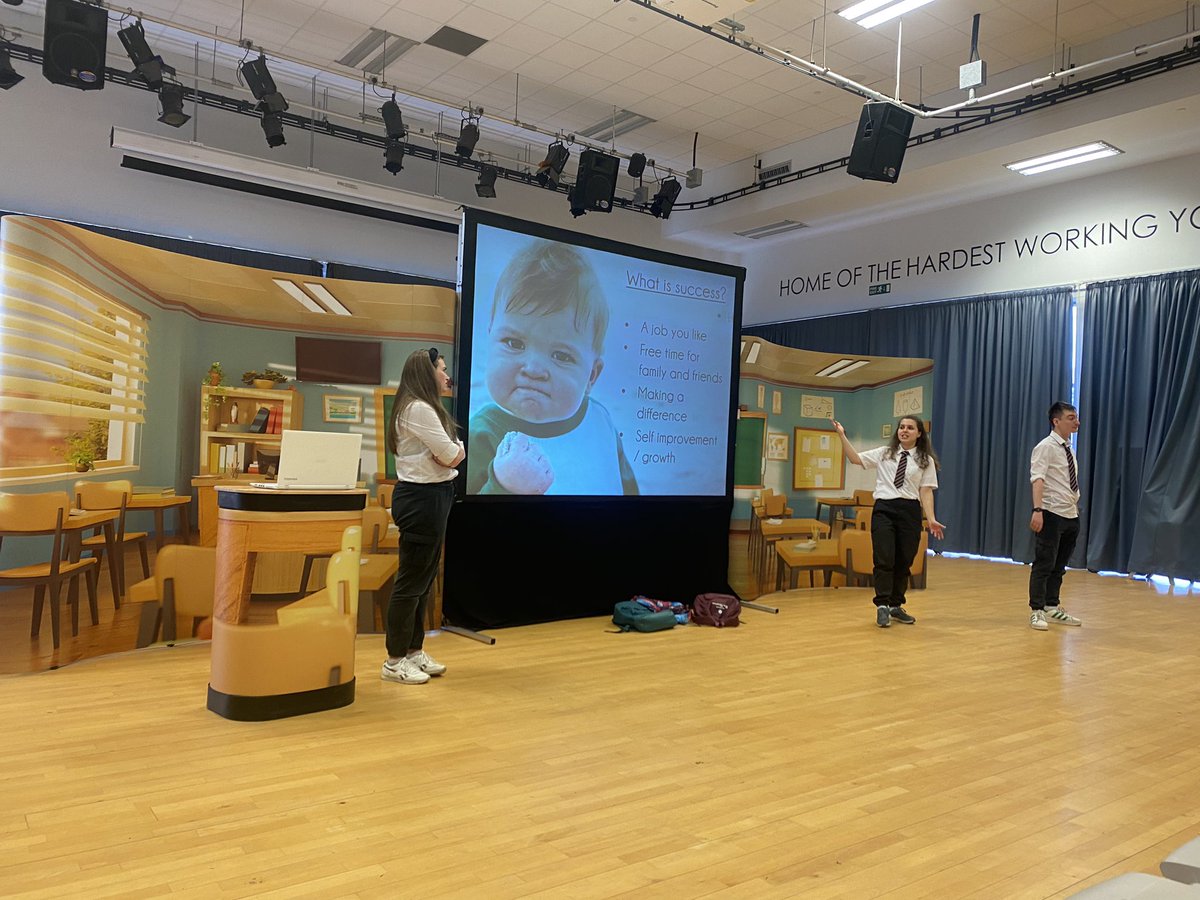 Today, pupils across key stage 3 engaged in a thought provoking careers workshop/performance by <a href="/theatrePiE/">PiE</a> about job opportunities in the NHS. This was a fun way to explore the range of jobs and the skills and qualifications needed. 
I highly recommend to other schools!