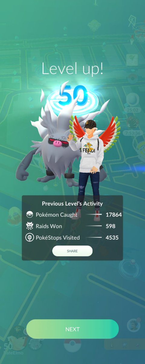 BateElmo's tweet image. Well that took me a while 😅
But done now 🥳🥳🥳

#PokemonGo #Level50 #FINALLY
