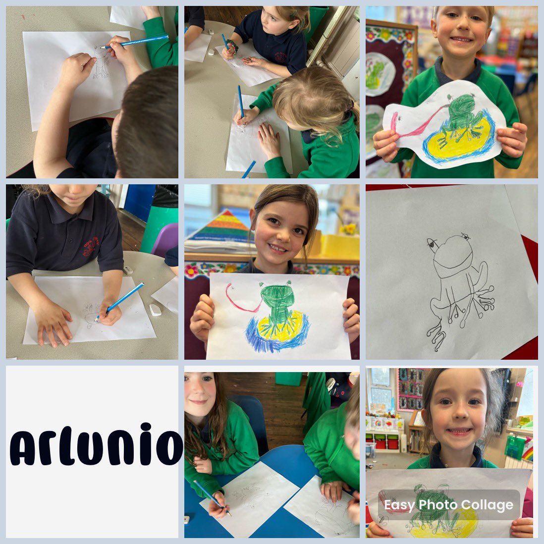 Mwynhau datblygu sgiliau gelfyddydol a dysgu am gylchred bywyd broga 🐸