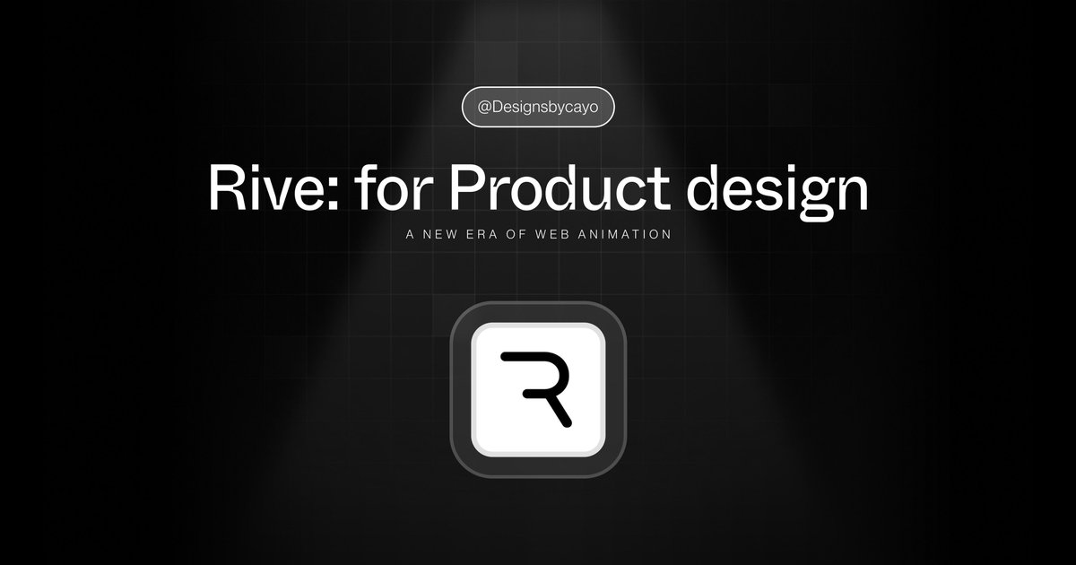 motionwithrive's tweet image. Unlock endless creativity in web animation with Rive. Learn how it&apos;s setting new standards in design and development. 🔑

Link to article: 
motionwithrive.hashnode.dev/rive-for-produ…

#UIUX #InteractiveDesign