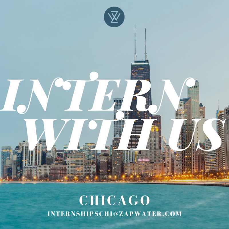 #TeamZap is hiring interns! If you're eager to dive into the fast-paced world of communications, gain hands-on experience, and be part of a dynamic team, this opportunity is for you. Apply to be an intern in Chicago now by emailing your resume to InternshipsCHI@zapwater.com