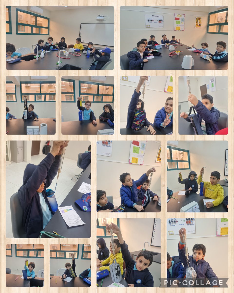Exploring the wonders of science in the lab: Measuring force with precision using a force meter and converting grams to newtons. 
Gr 2B1 

🧪📏 #ScienceLab #ForceMeasurement'