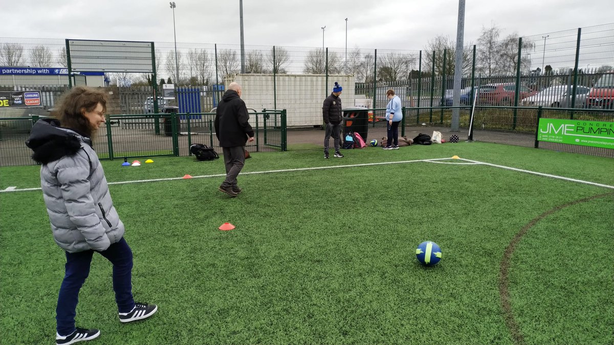 CurzonAshtonCF's tweet image. After receiving a letter from Emily, who attends @Pftameside Wednesday sessions, asking about setting up regular football sessions for them, we were only too happy to invite them down to The Tameside Stadium @CurzonAshton for a bit of football and a brew with us (1/2)