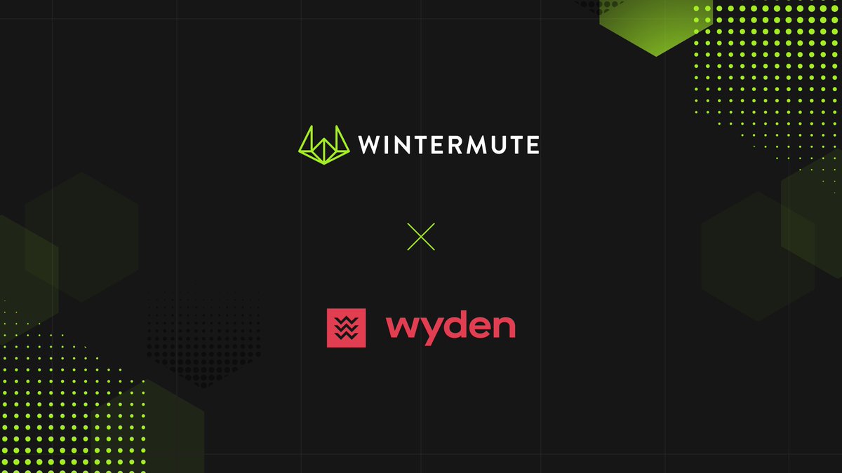 ⚫ @Wintermute_t has integrated with @Wyden_io, the digital asset trading technology leader.

🟥 The integration enables financial institutions to access increased crypto liquidity and a more comprehensive range of digital assets.

🔽 VISIT
wintermute.com/wyden-integrat…