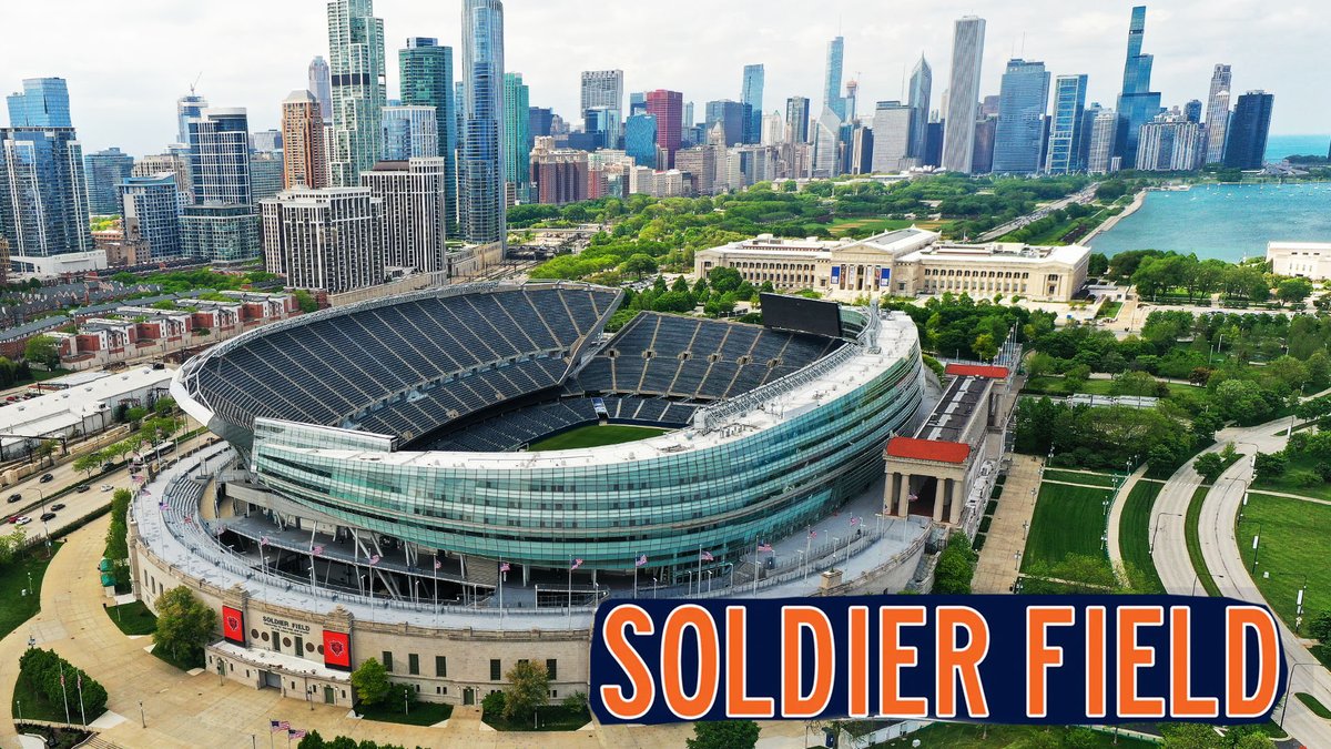 Aerial Views of Soldier Field | Chicago Bears | Professional Drone Pilot youtu.be/3_bVEIV2mAk?si… via <a href="/YouTube/">YouTube</a>