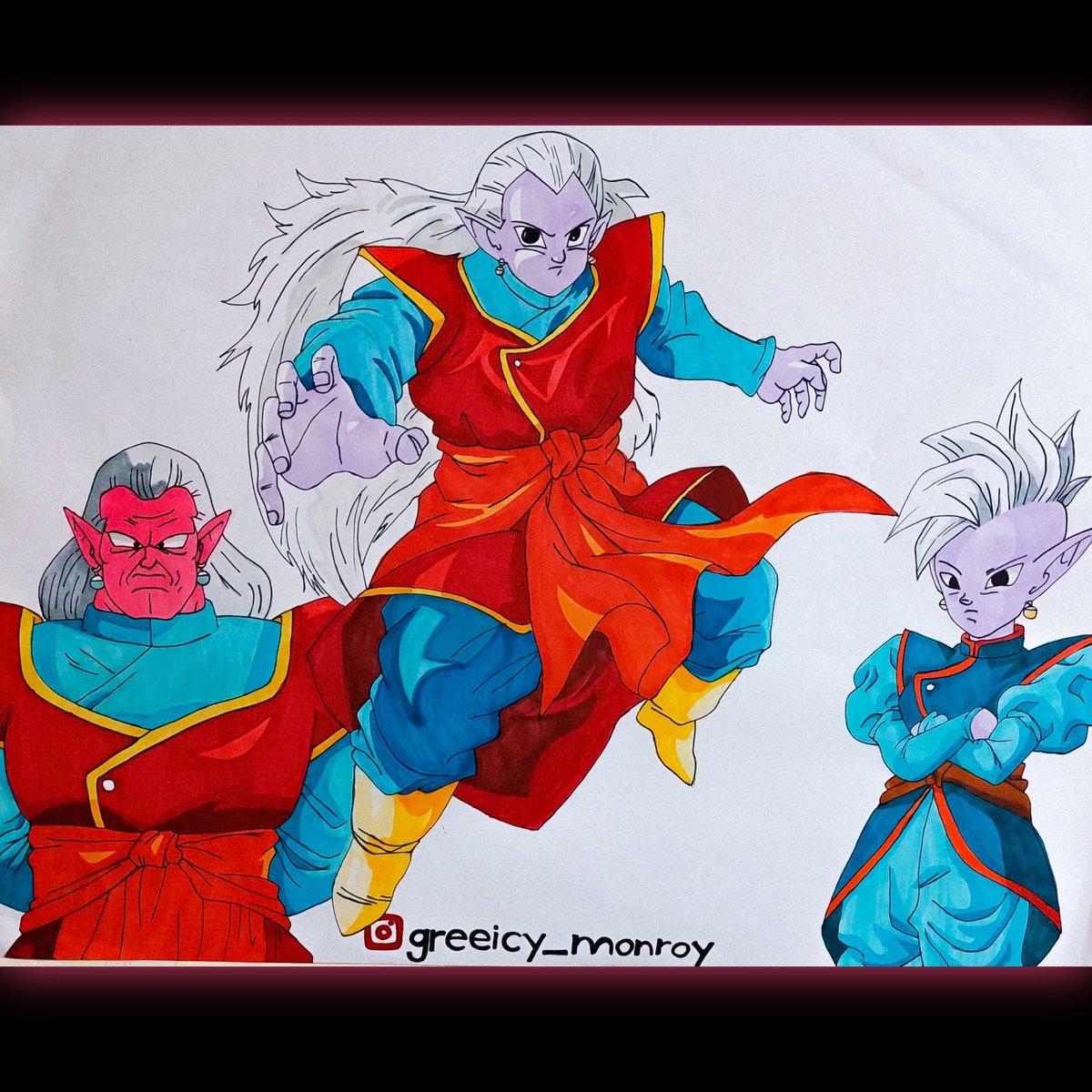 Kibito-shin ❤️🩵💜🩶
#Goku #vegeta #DragonBallZ #DragonBallZ #AkiraToriyama #Miercoles #anime