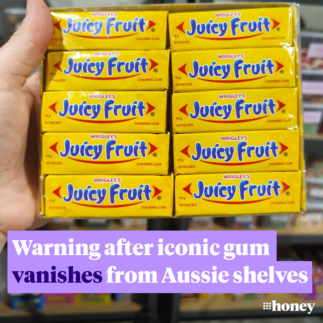 Calling all Juicy Fruit fans! 😱💔 The iconic treat has disappeared from Aussie shelves, but it will return - just not in the same form we've known and loved for the last 131 years. DETAILS HERE: nine.social/BhY