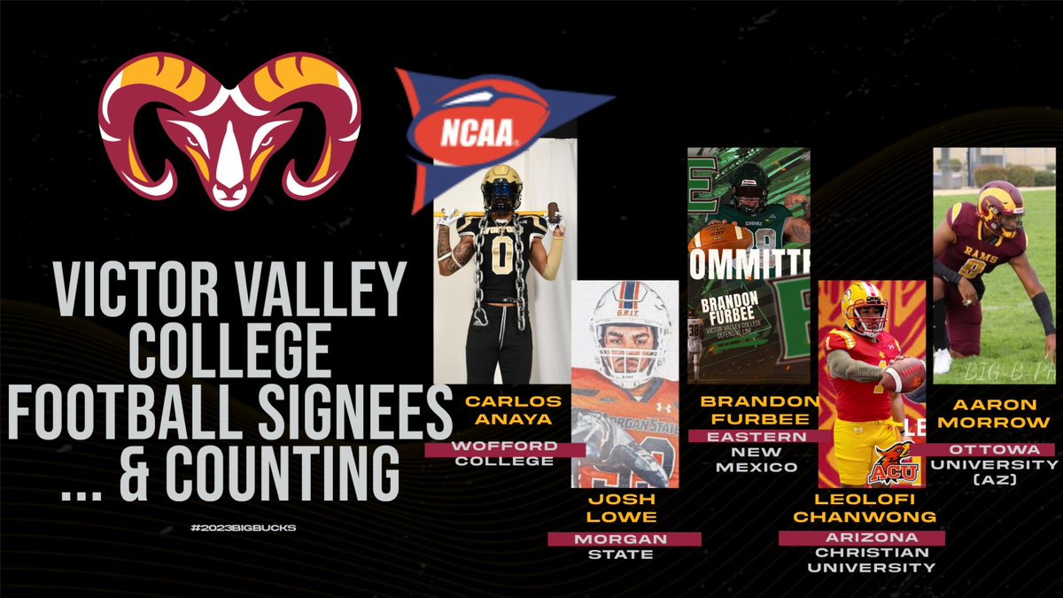 Many more with solid offers on the table..D1,D2,NAIA,D3... VVC Football Getting you the #BigBucks