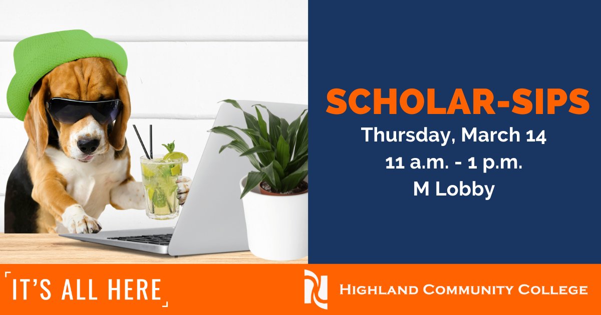 Sip on a drink and save money! We'll help you find and apply for scholarships while you enjoy an alcohol-free mocktail. HCC students only.