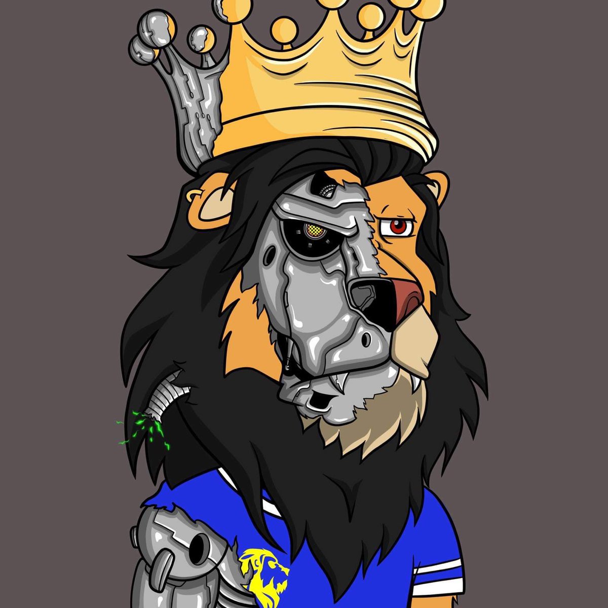 DDKing987's tweet photo. I’m so damn proud to be a Lazy Lion! ~ for a number of reasons. (Thread soon) 

Inside this amazing community lies 34 LazyTerminators who I consider an extension of my family at this point. I’m so thankful & grateful for each of you that agreed to form @LazyT1000 almost 2 years ago! 🦾🦁💛

Love all of you bot-slayin killas!
#ROAR @LazyLionsNFT