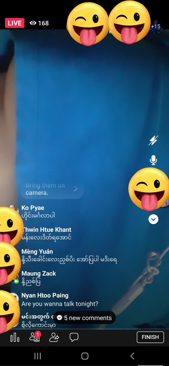 ငါလို့fbမှာ liveလွင့်လေနော်