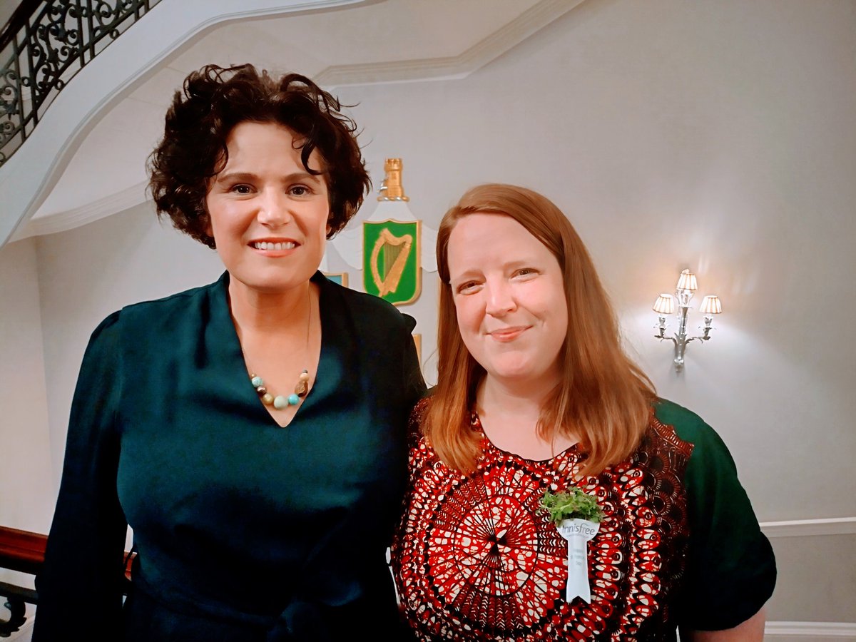 Special mention for @ClaireHanna. Supporting our @PrincesTrust parliamentary event, then an invite to the Irish Embassy, St Patrick's celebration ☘️an absolute privilege. Grá Mór.