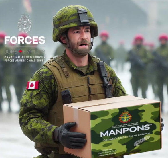 I feel real protected by our #CanadianArmedForces. How about you? #Manpons