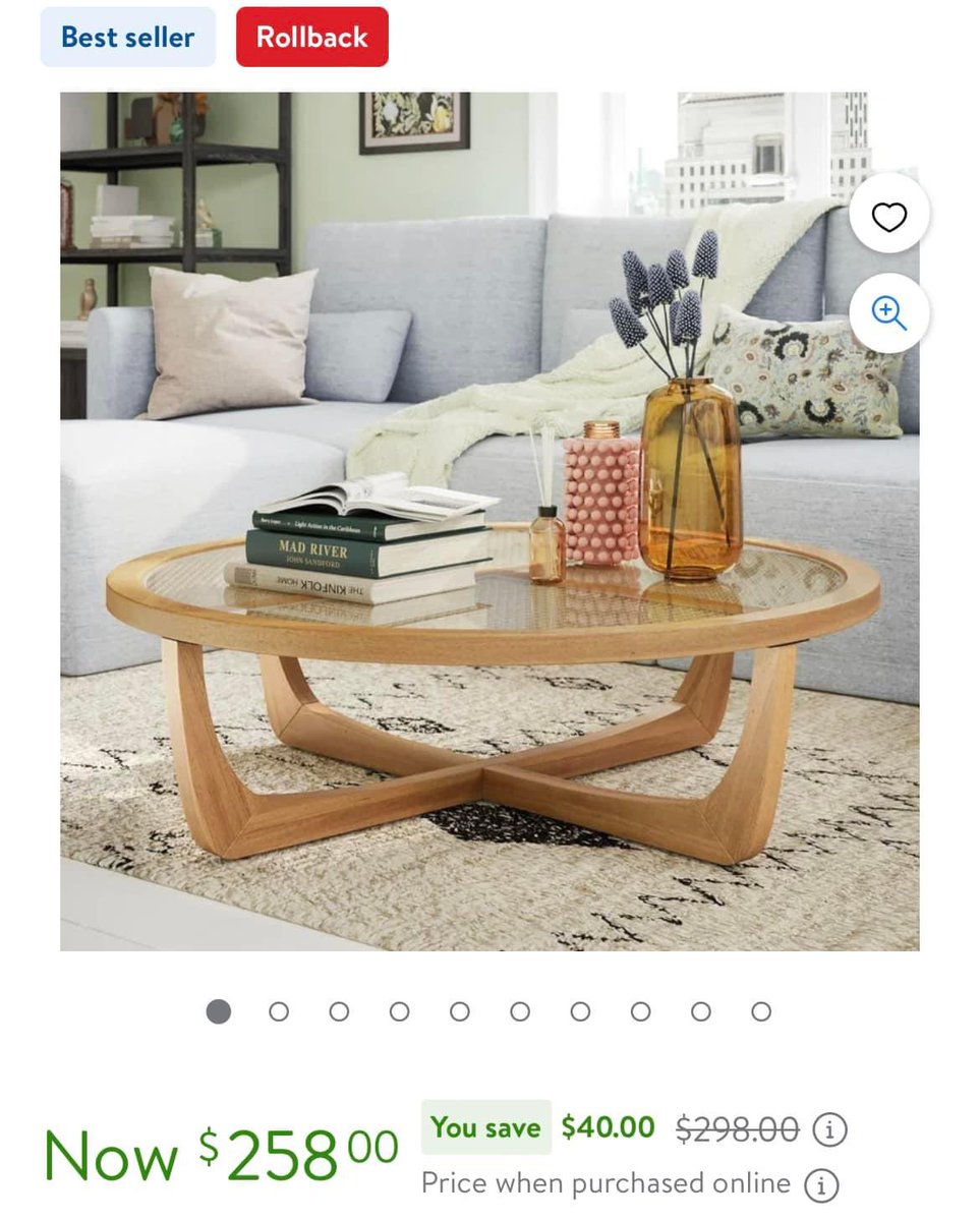 🤩Drew Barrymore collection 🤩

Beautiful Rattan &amp; Glass Coffee Table with Solid Wood Frame by Drew Barrymore

linktw.in/GAQrqO