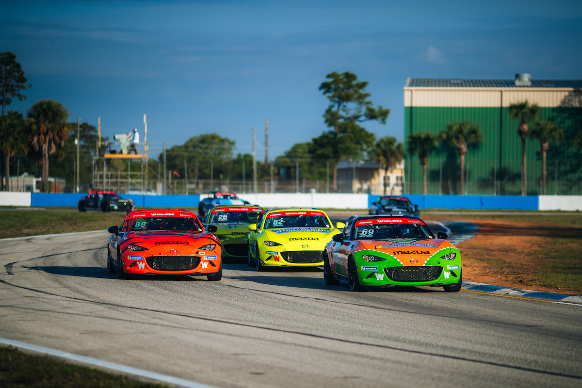 MazdaMX5Cup's tweet photo. It's race day! Watch #MX5Cup Round Three LIVE from @sebringraceway at 1:05pm ET here: https://t.co/1HaUH0S2Px https://t.co/MkOPrlLe4D