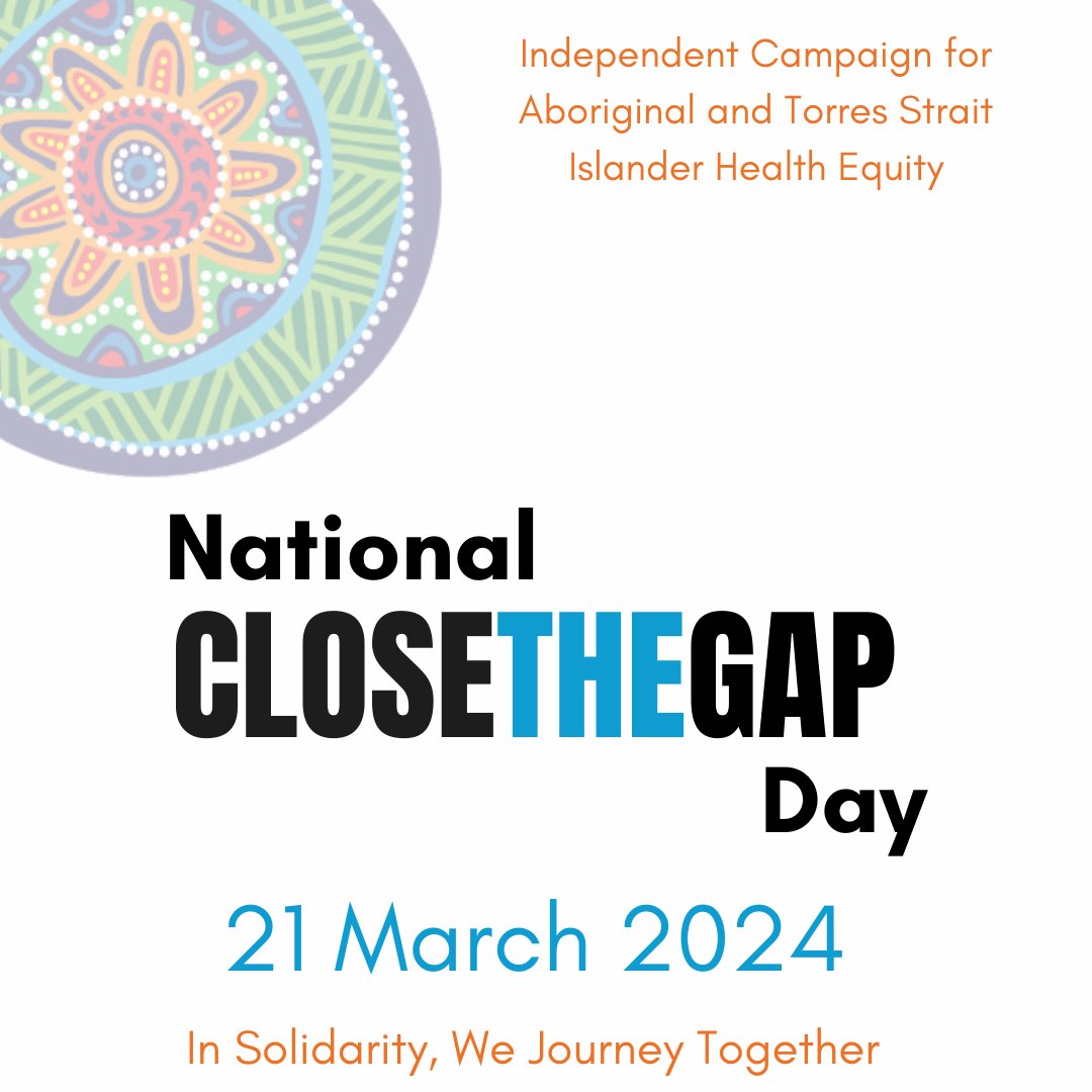 📣Close the Gap Campaign Group will launch the 2024 Report – Voyage to Voice, Treaty, Truth and Beyond on 20 March 2024 (10am –11.30am). 👉Register to watch the report launch online, live streamed from Parliament House in Canberra hubs.li/Q02p29l70 @closethegapOZ
