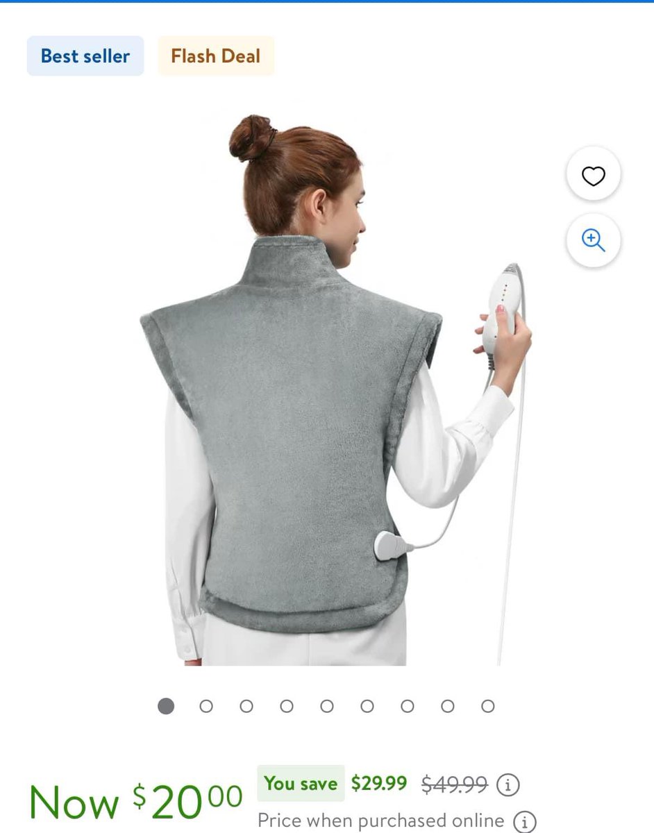 🔥Now $20.00🔥Wearable Heating Pad

Great for stress relief 

Maxkare Large Heating Pad with 4 Heat Settings &amp; Auto Shut-off for Full Body Stress Relief

linktw.in/niuawW