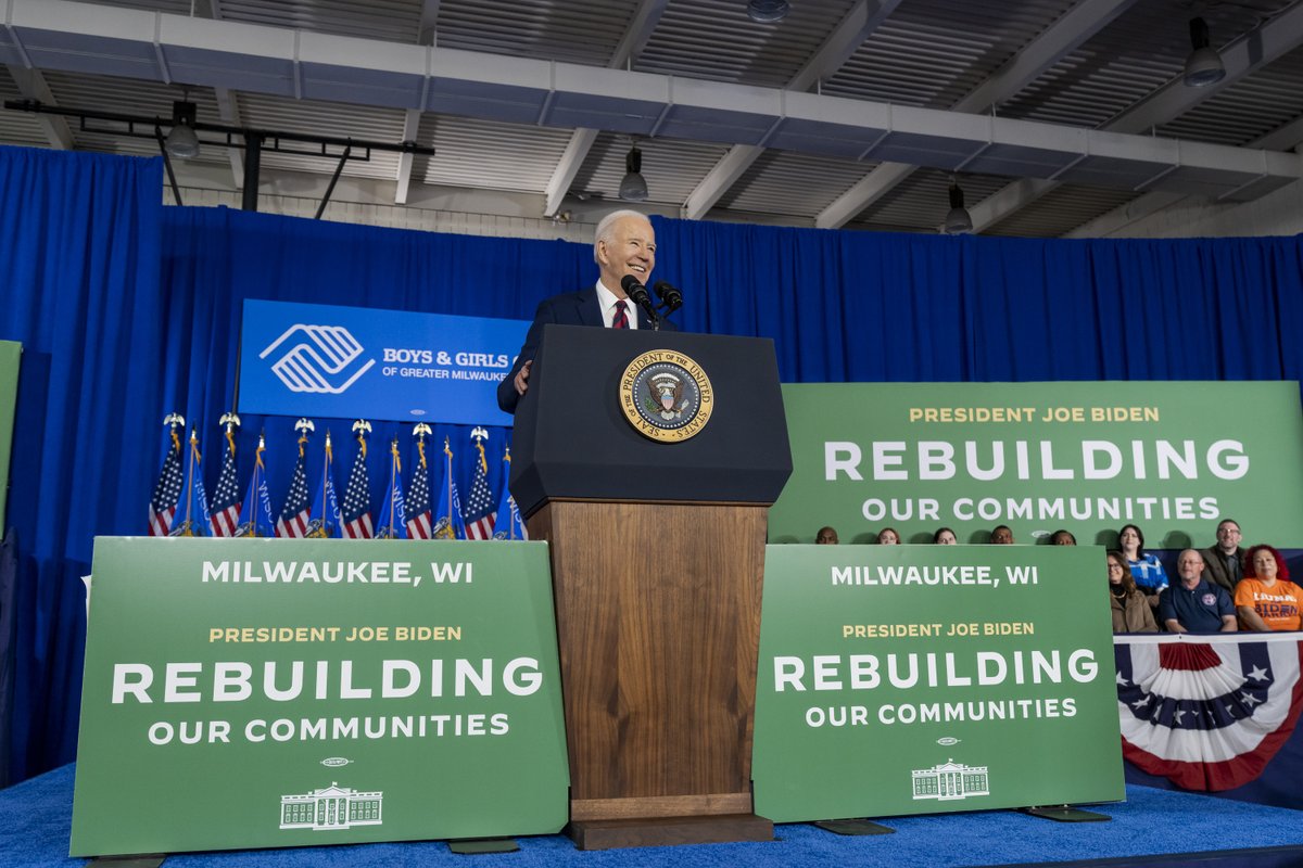 Today, I was in Milwaukee to announce a first-of-its-kind investment:

$3.3 billion for projects in 42 states that will help right historic wrongs and drive economic growth – reconnecting disadvantaged communities to a future of prosperity and possibility.