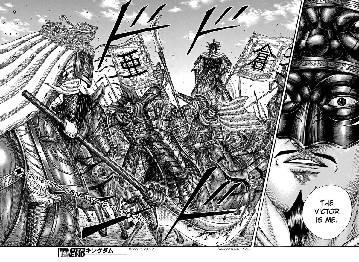 InfiniteB0bby's tweet photo. WHAT A CHAPTER OMFG🔥 I can’t believe Ousen and Shibashou really FACE TO FACE rn😭 #Kingdom789 https://t.co/PjcVd3zWZW