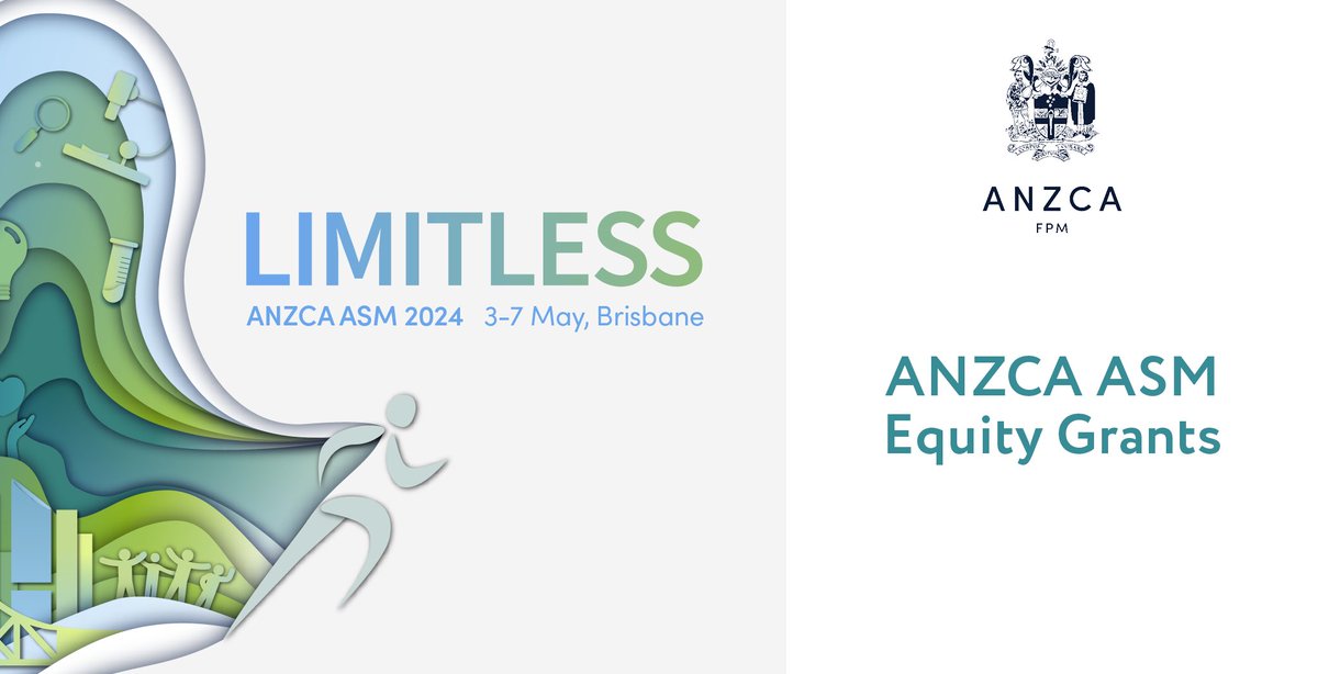 We’re piloting a new initiative, the ANZCA ASM Equity Grants, to support attendance at the 2024 ANZCA ASM in Brisbane #ASM24Bris. Up to 10 grants of $A1000 will be available for ANZCA & @ANZCA_FPM fellows who meet the selection criteria. Find out more: bit.ly/43jJgt2