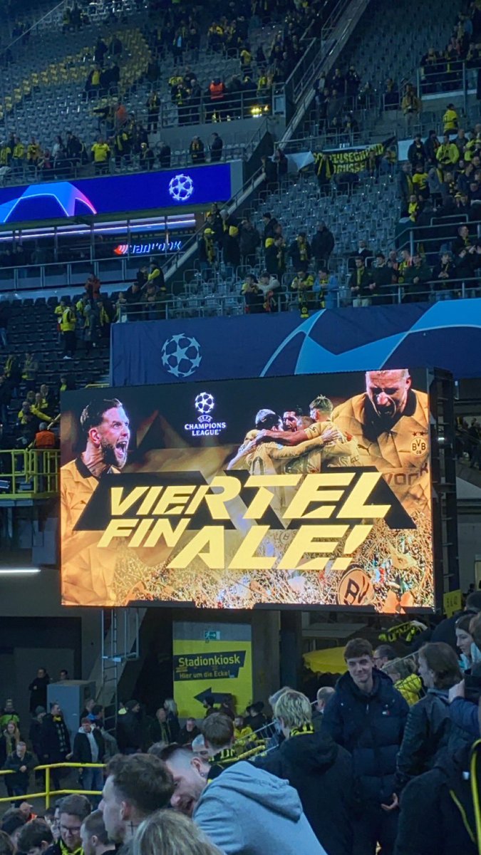 Hab wirklich lange kein Spiel mehr mit so geiler Stimmung erlebt. Genau dafür gehe ich ins Stadion. #BVB