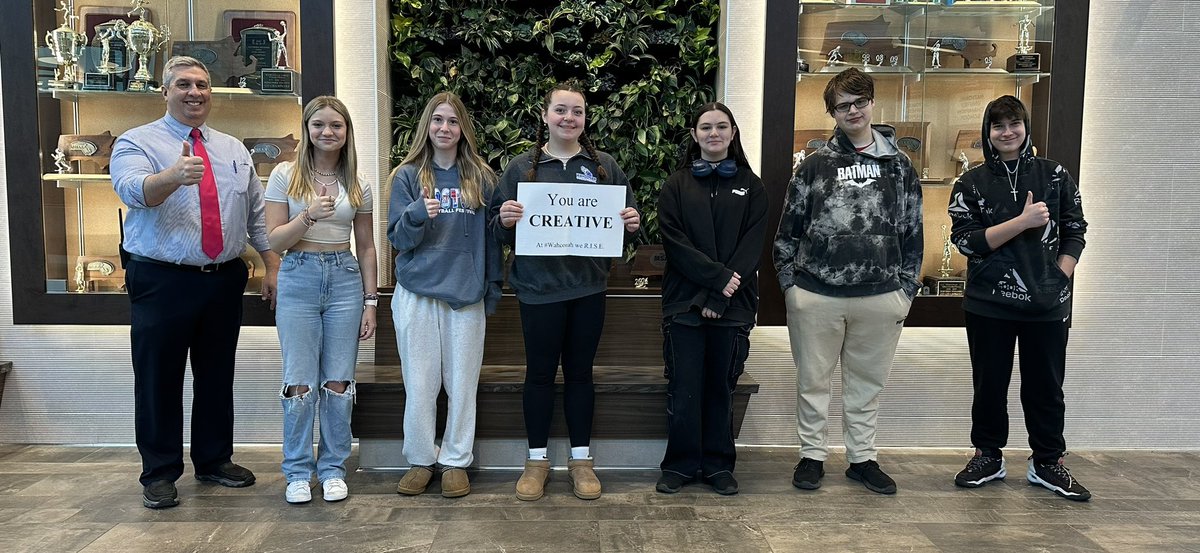 AaronRobb5's tweet image. It's #PositiveSigns Wednesday at #Wahconah! Today we are celebrating our CREATIVE students 👍 @wahconahrhs