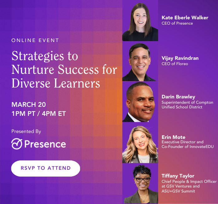 There's still time to register for our upcoming webinar in partnership with @asugsvsummit ! This important discussion will focus on the longstanding, compounding issues facing special student populations. Click here to register: gsvventures.zoom.us/webinar/regist…