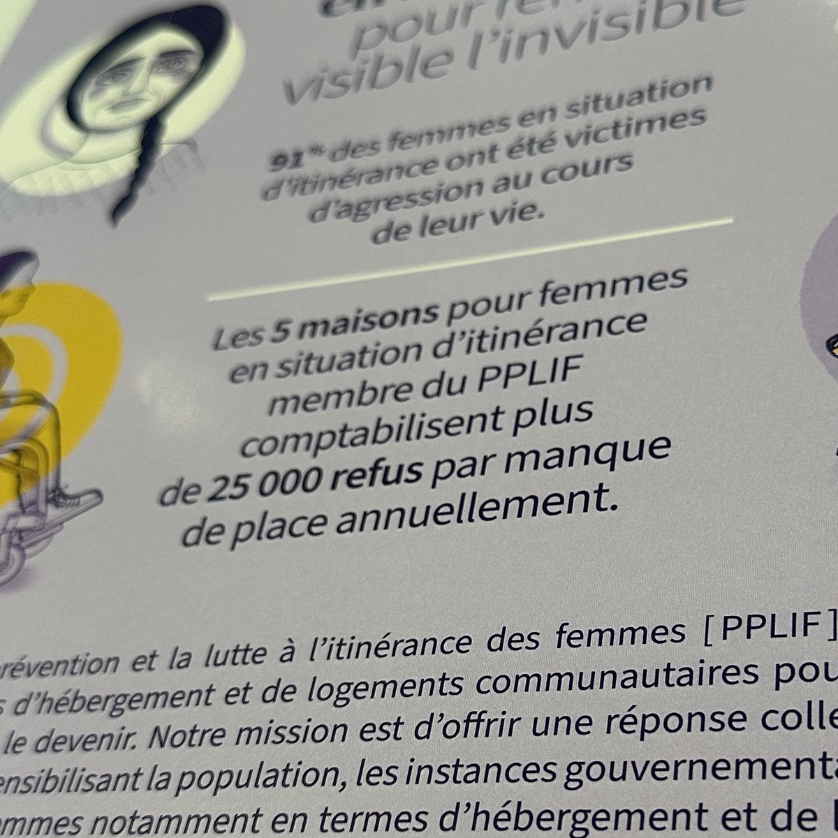 Aujourd'hui, c'était le Forum sur l'itinérance des femmes co-organisé par le PPLIF et le <a href="/ReseaudAide/">RAPSIM</a>.  Nous avons parlé d'ADS+, de réduction des méfaits, de souplesse du cadre d’intervention et d’empowerment, entre autres. Pour connaître le PPLIF :  pplif.org/nos-publicatio…