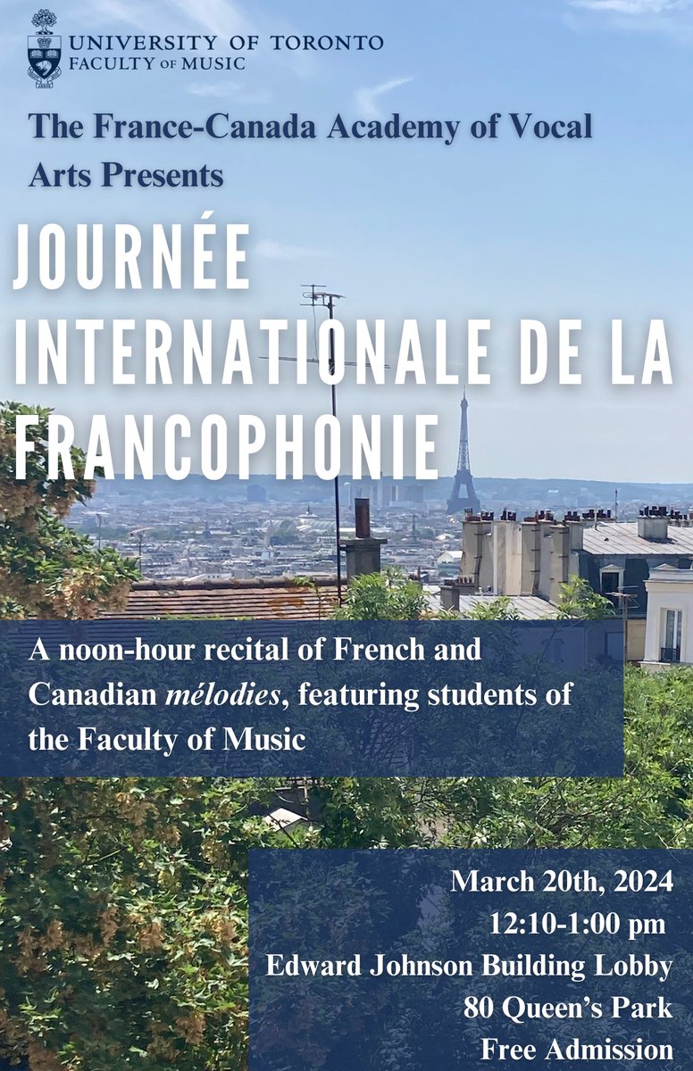 Department of French, University of Toronto tweet media