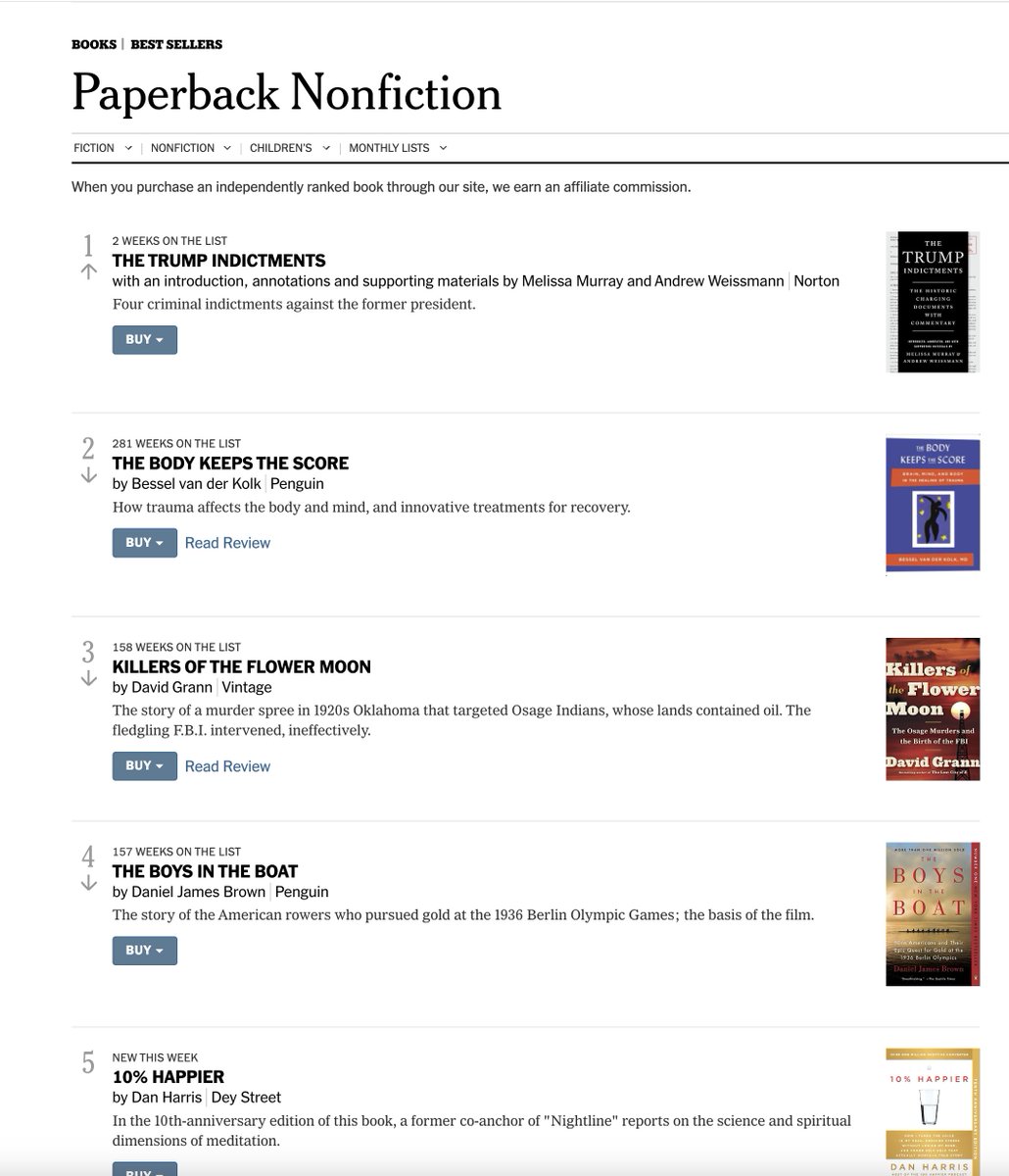OMG!!! 'The Trump Indictments' by me and @AWeissmann_ is #1 on the @nytimes Bestsellers List!!!!! Thank you, thank you, thank you to the great folks @wwnorton and all of the readers who bought the book!!