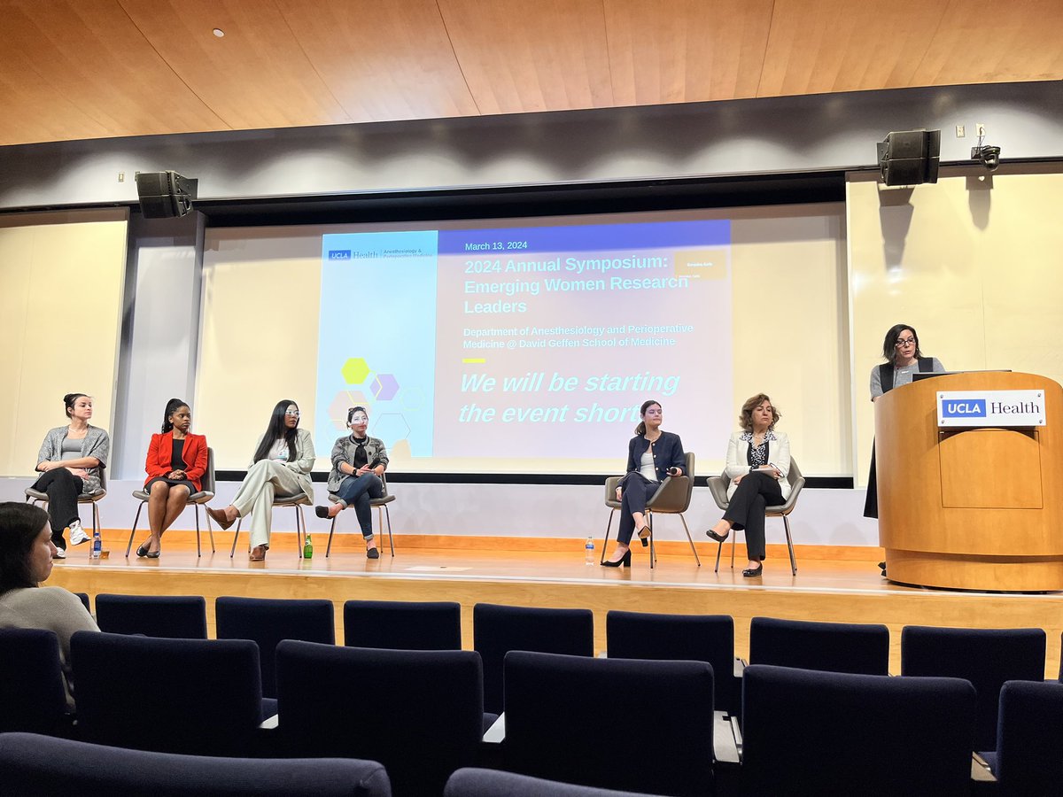 Attending the Annual Symposium : Emerging Womxn Research Leaders today Some events carry hopes for our future - this is one of them. @UCLAAnes @dgsomucla