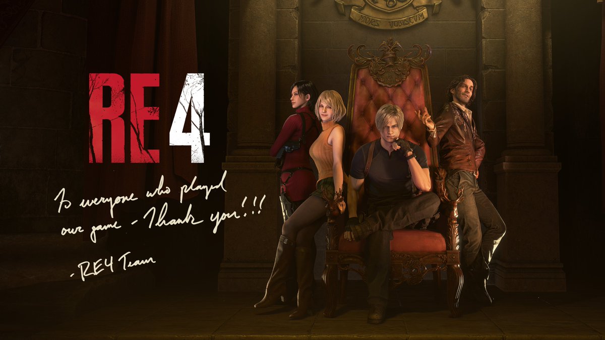 dev1_official's tweet image. 🎉祝700万本！
🎉Celebrating 7 million units!

プレイしていただいた全ての人へ感謝を込めて
To everyone who played our game - Thank you!!!

RE4開発チーム
RE4 Team