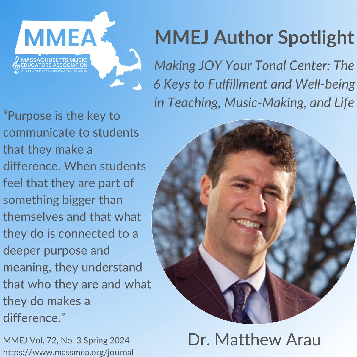 Check out Dr. Matthew Arau’s article in the MMEJ then come to his session next week! You can find the his complete article and others at: online.fliphtml5.com/mlkuf/dlay/#p=1