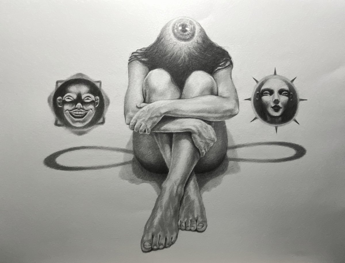 Selamat pagi, lama tak ber ber ber
"Missing Peace" karya pajangan diakhir tahun 2023 ~
Pensil grafit di kertas bockingford
40 x 33.5 cm
#drawing #Pencildrawing #art 
#pencilsketch #pencil #graphitepencil