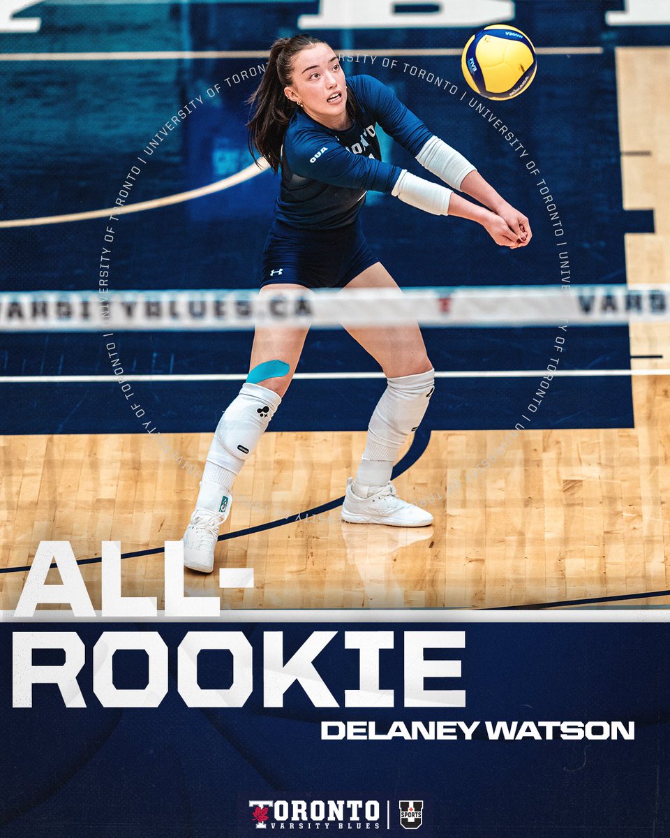 Torch = passed. 🔥 

Varsity Blues perennial All-Canadian, Julia Murmann closes out her season with a second-team All-Canadian nod, while first-year Delaney Watson earns All-Rookie honours. 

WE ALL #BLEEDBLUE | #WeAreTO