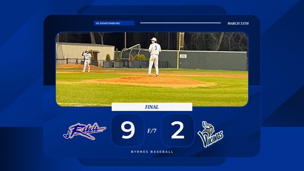 byrnesbaseball's tweet photo. Final for Game 2! Game 3 will now be tomorrow night at Byrnes at 6:30 pm! 
#GoRebels https://t.co/mHu5XCu2mW